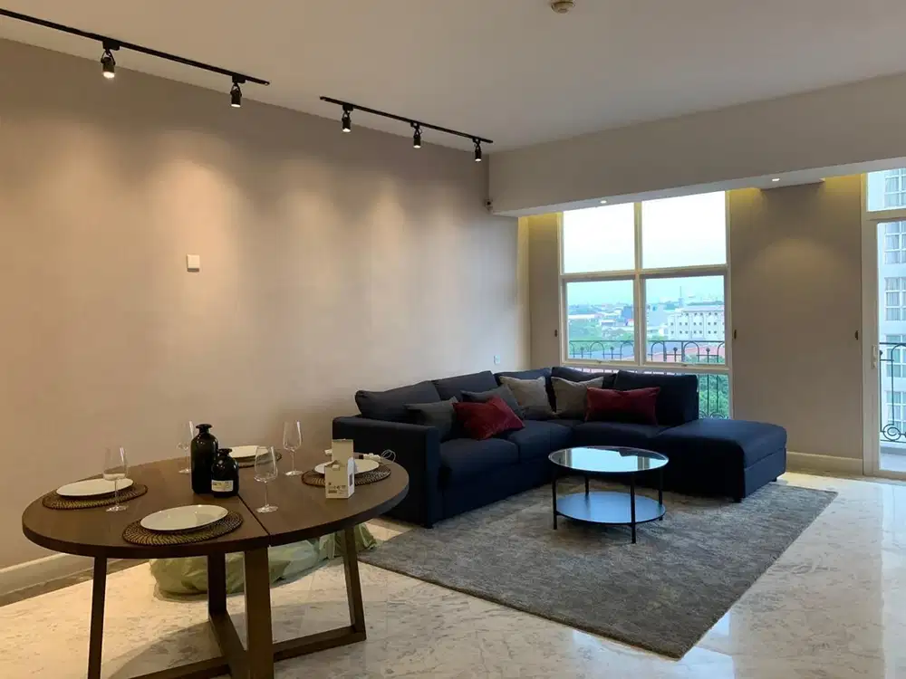Disewakan Apartemen Menteng Executive Tipe 2+1 Kamar Tidur Furnished