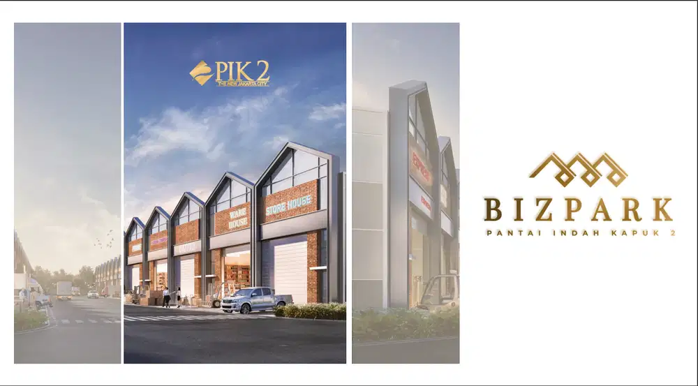 Gudang Modern Multifungsi Bizpark di PIK 2