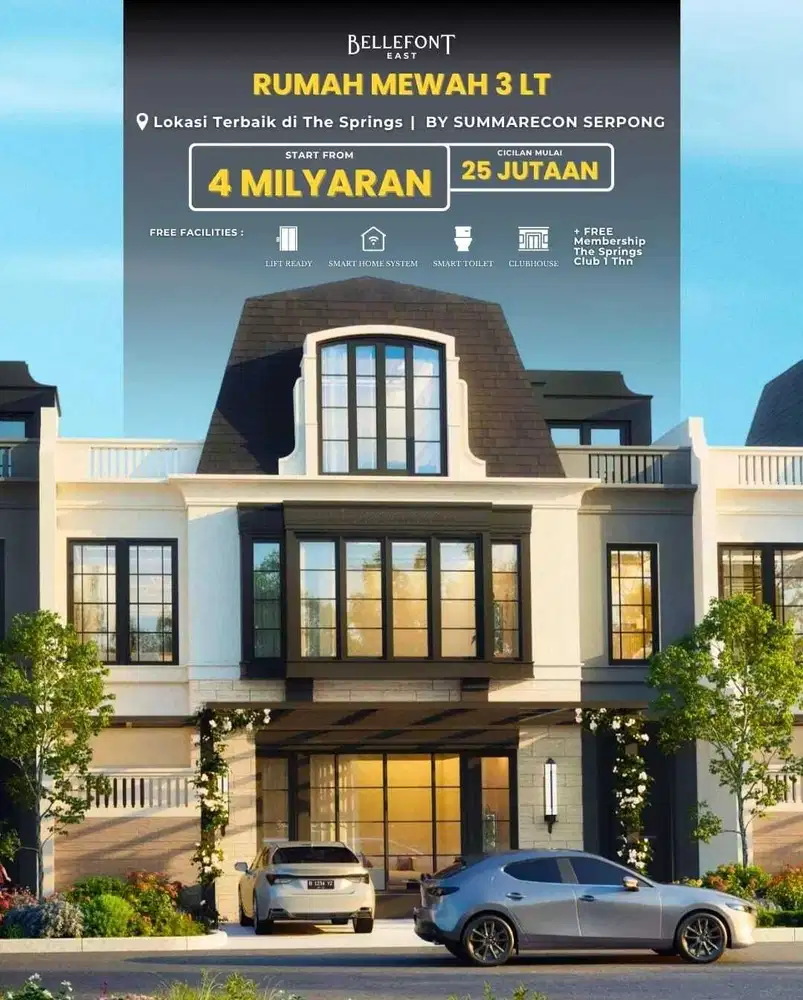Rumah Mewah Model Paris di Gading Serpong Tangerang