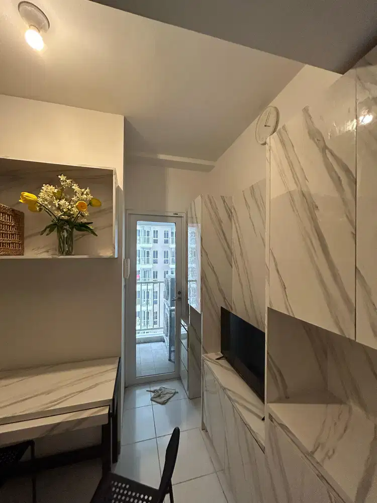 JUAL APARTEMEN 2 KAMAR TIDUR TOKYO RIVERSIDE FURNISHED BAGUS SIAP HUNI