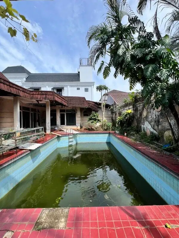 Rumah Lama Hitung Tanah Dalam Komplek Di Kemang