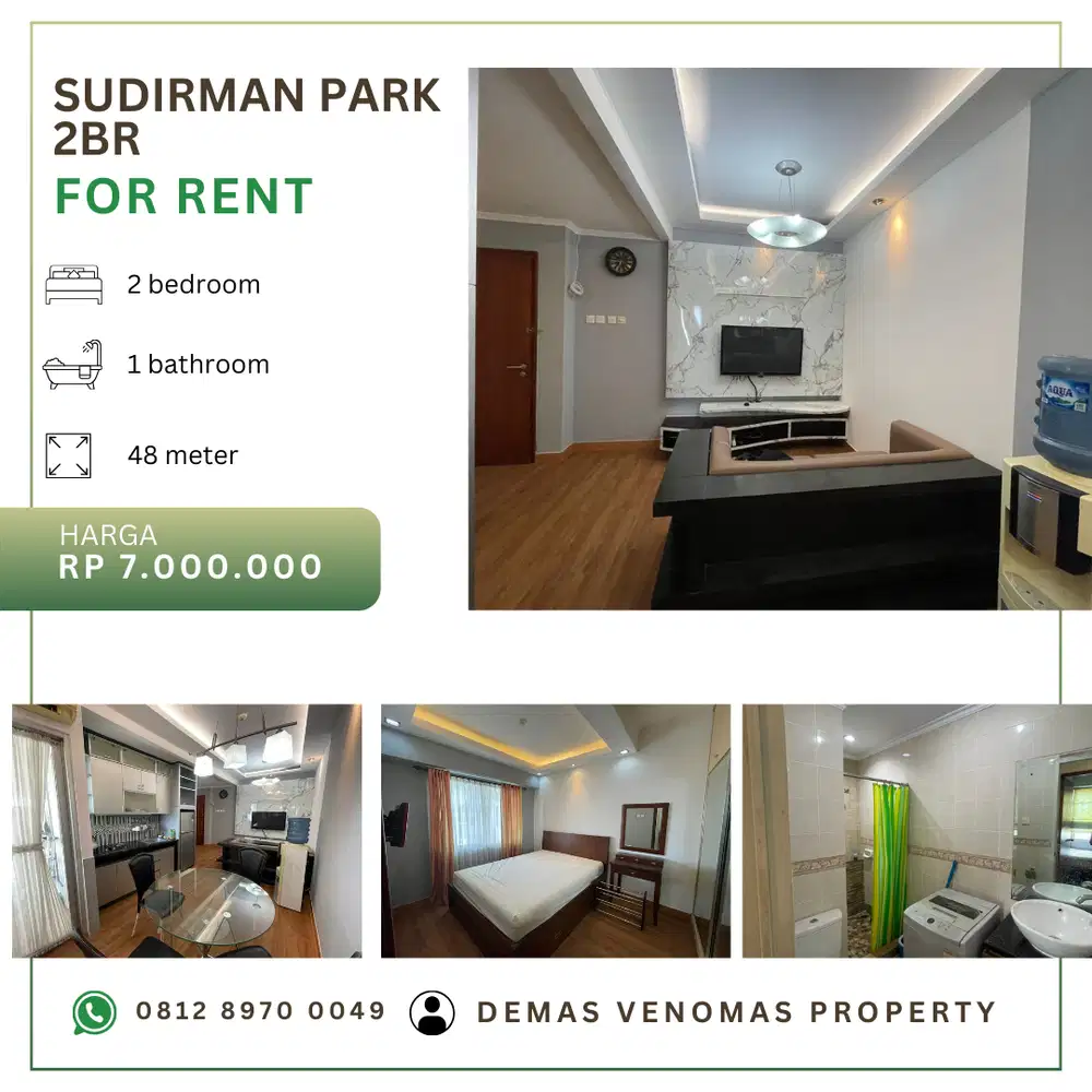 Disewakan Apartement Sudirman Park 2BR Full Furnished and Renoved