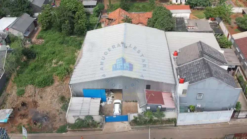 Dijual Gudang Di Jalan Curug Induk, Bojong Kulur - Bogor, Jawa Barat