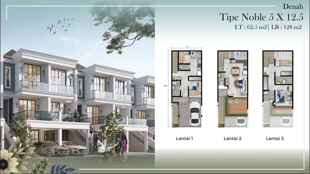 Rumah Eksklusif 3 Lantai Victoria Residence di PIK 2