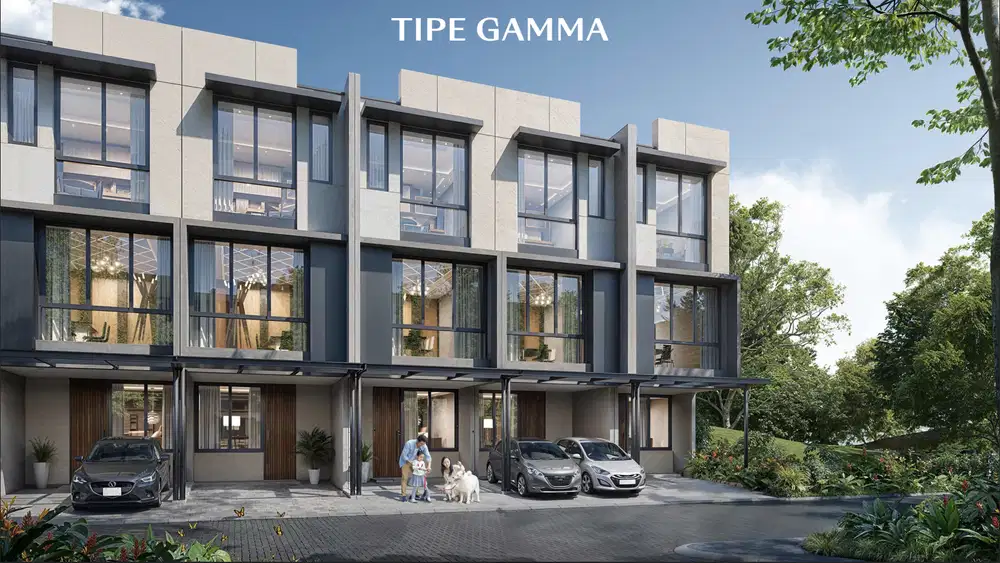 Rumah 3 Lantai cluster Casa Montana di PIK 2
