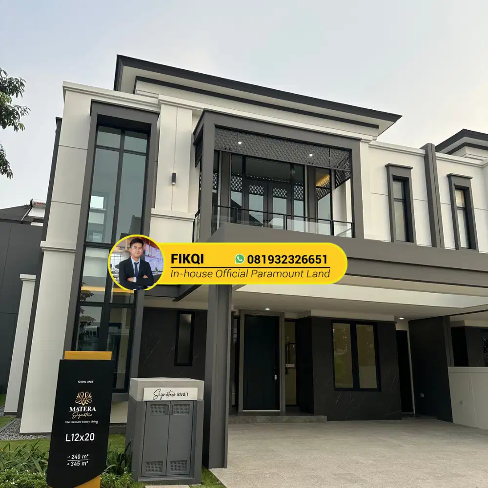 Rumah Mewah Exclusive Matera Signature 12x20