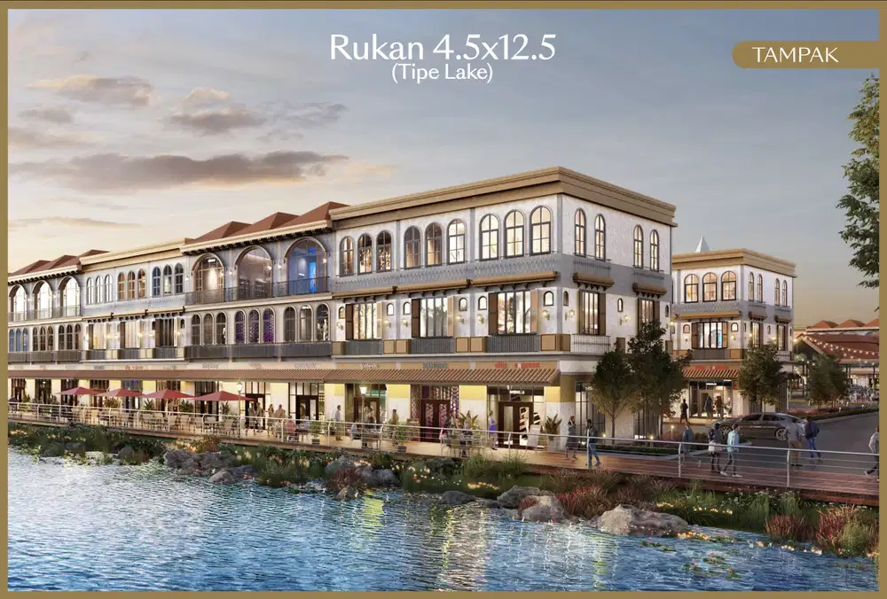 Rukan 3 Lantai Lau Pa Sat di PIK 2