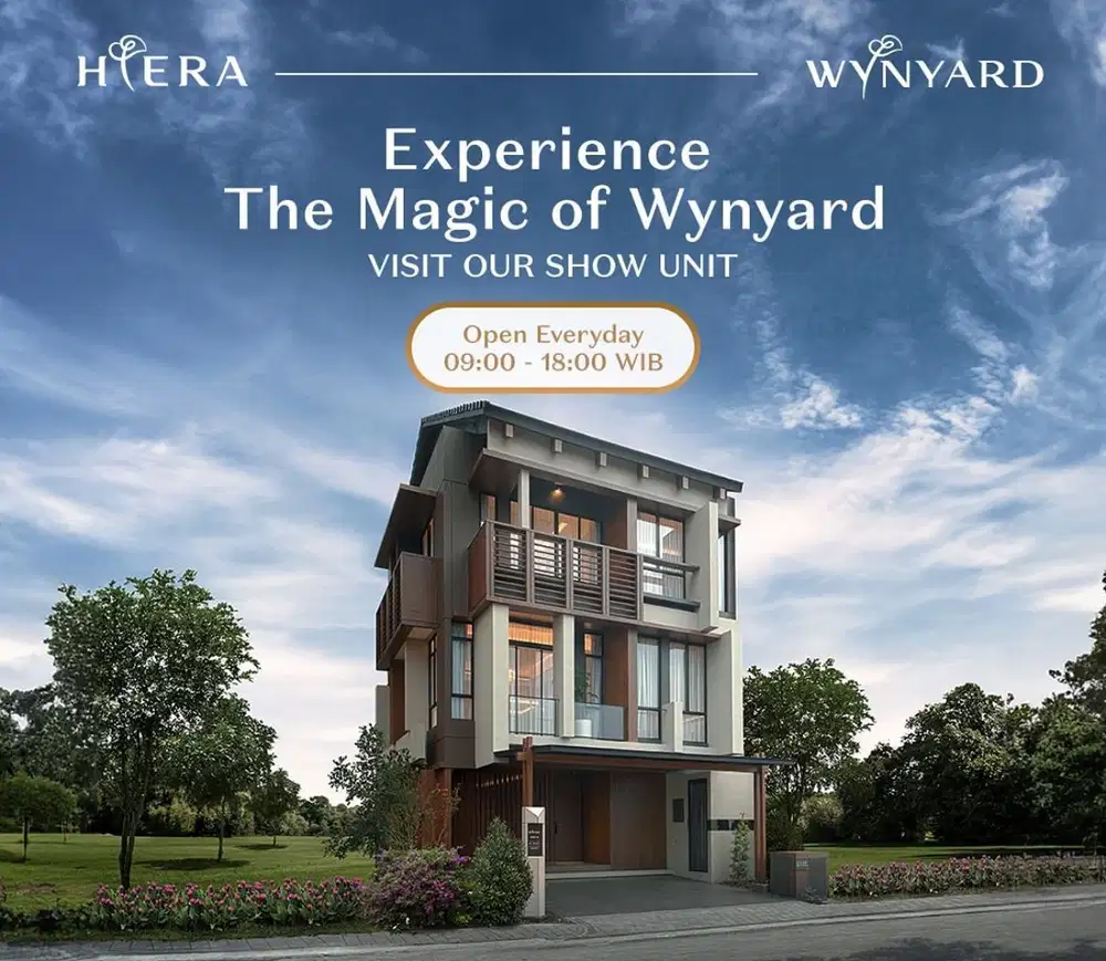 Wynyard BSD Hunian Tanpa DP Modern Minimalis di Pusat Kota BSD City