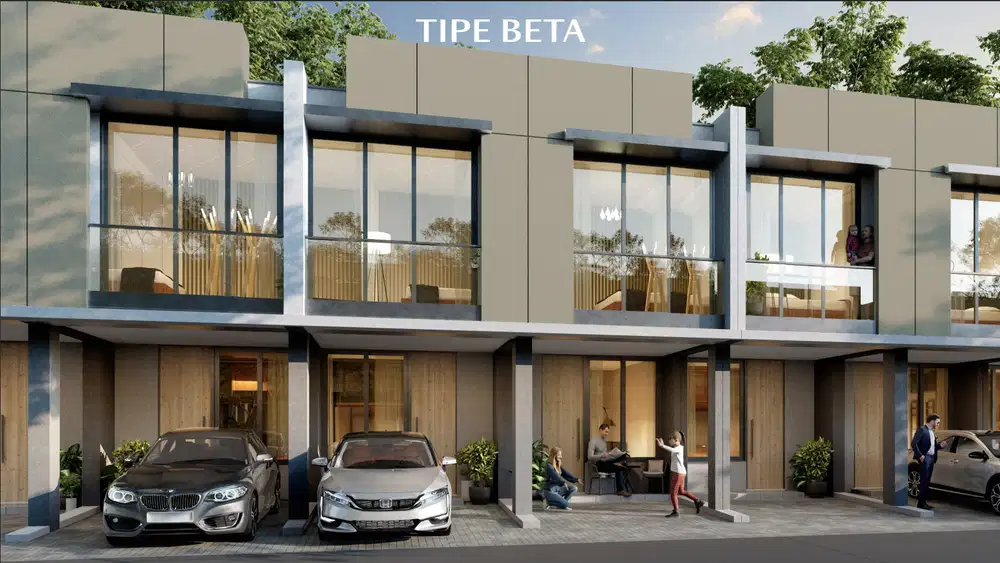 Rumah 2 Lantai lokasi strategis cluster Casa Montana di PIK 2