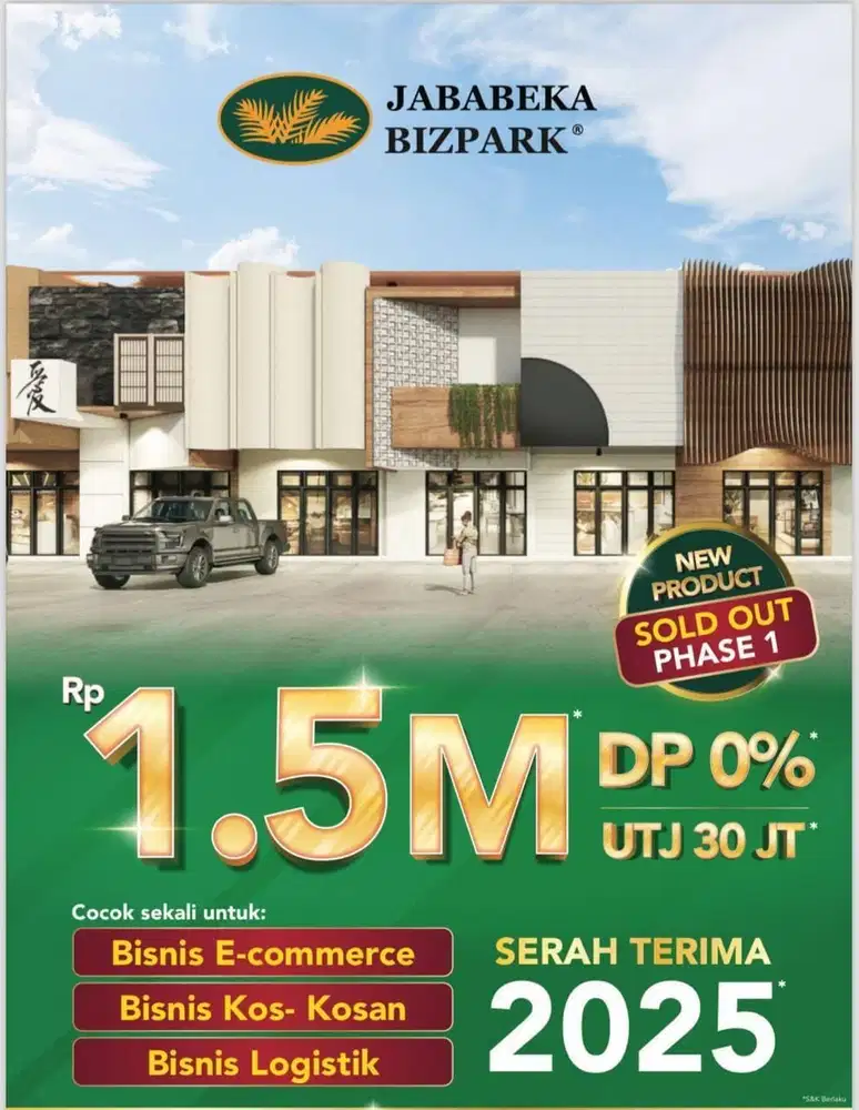 Dijual Bizpark Jababeka Gudang Multiguna