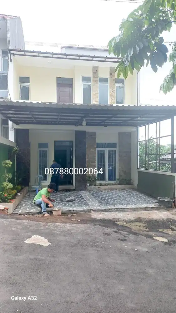 Jual cepat murah rumah baru renovasi gandul cinere depok tol brigif