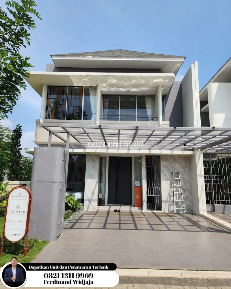 Rumah Dekat View Danau Fontis Lacovia Citra Garden Serpong BSD