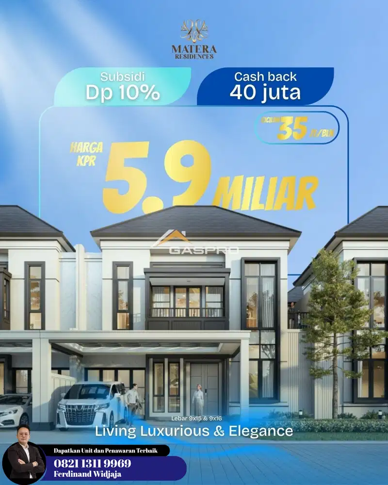 Rumah Mewah New Matera Residences Gading Serpong