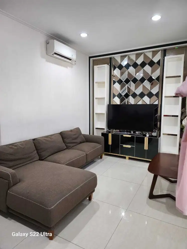 Disewakan rumah pik golf island full furnish sesuai foto 3 kamar 6x15
