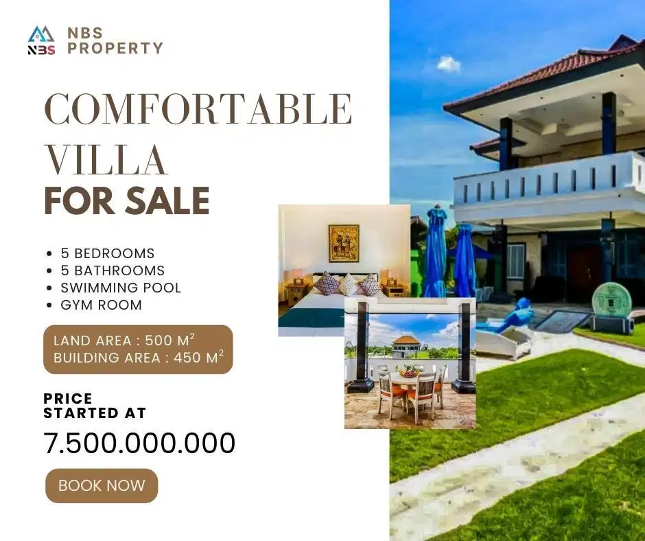 For Sale A Comfortable Villa 3 Floor Kutuh Jimbaran Kuta Selatan Bali