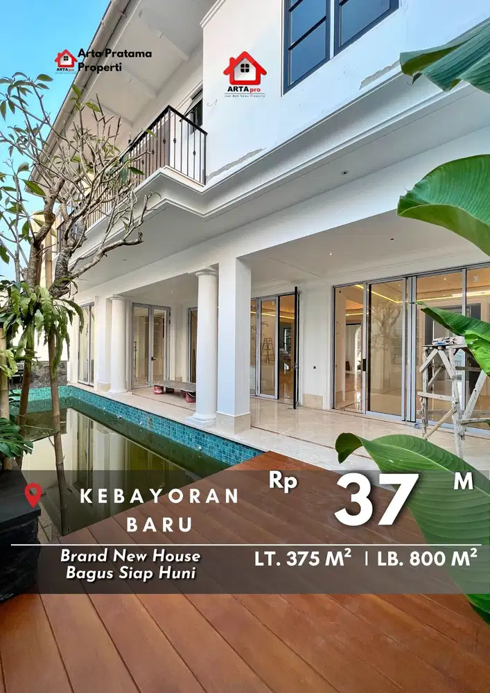 Di Jual Brand New House Modern Classic Siap Huni di Kebayoran Baru