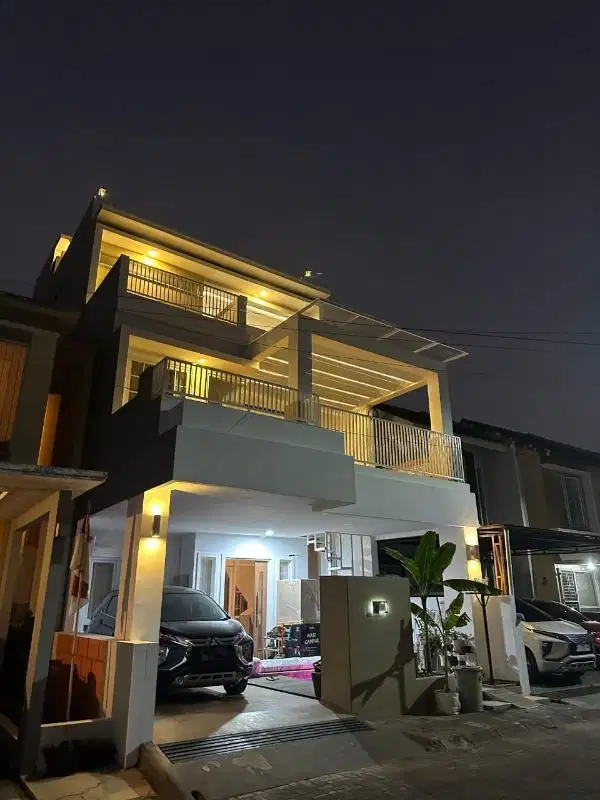 Dijual Cepat Rumah Minimalis Full Furnish 4 Lantai di Antapani Bandung
