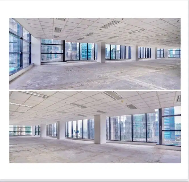 SEWA KANTOR DI JAKARTA  SELATAN KUNINGAN 464M² BARE 175K NEGO