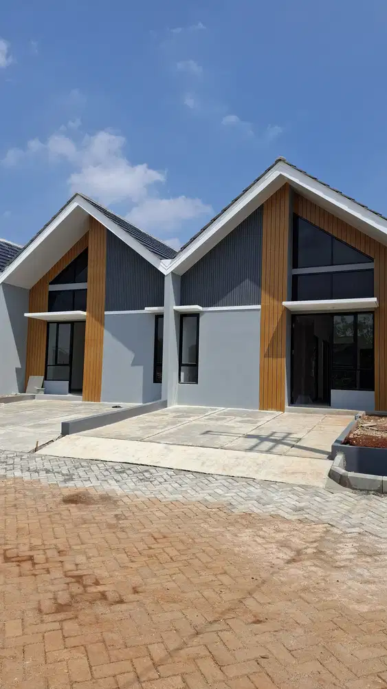 Rumah 1 lantai 3 kamar tidur desain Skandinavian