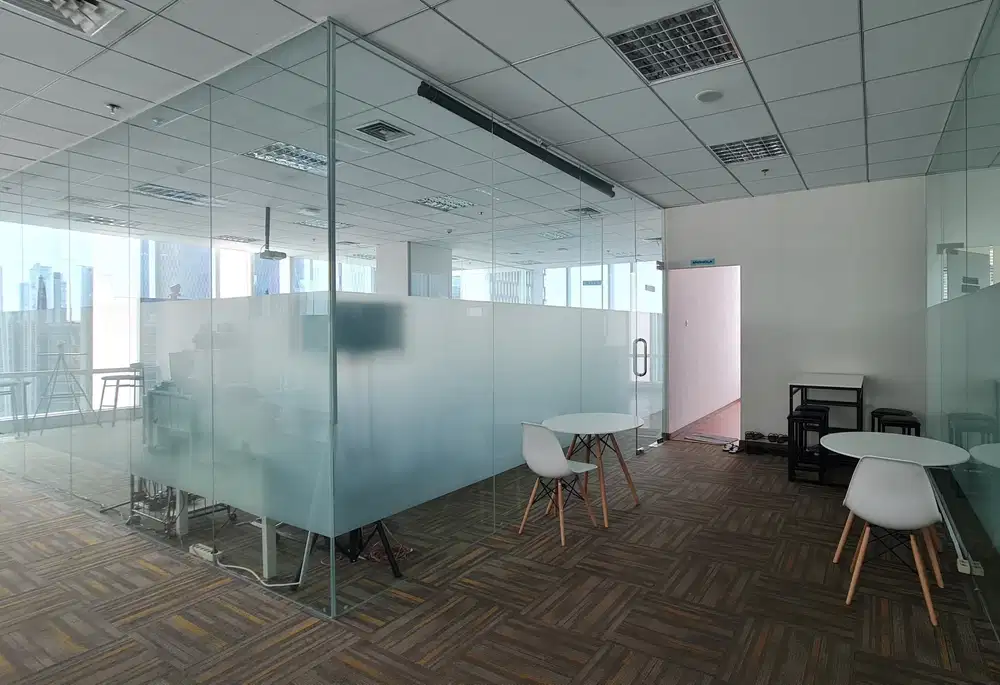 SEWA KANTOR DI JAKARTA SELATAN KUNINGAN 507M2 FURRNISHED 140K NEGO