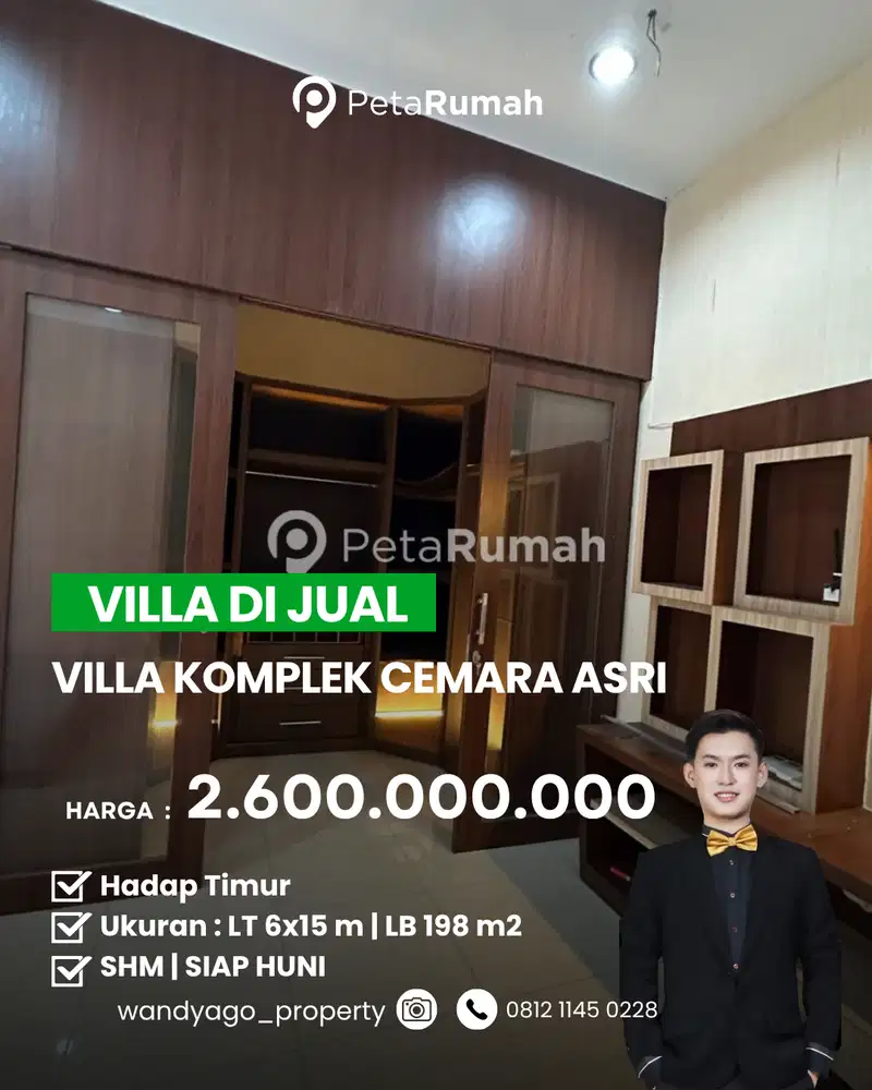 Dijual Villa Cemara Asri