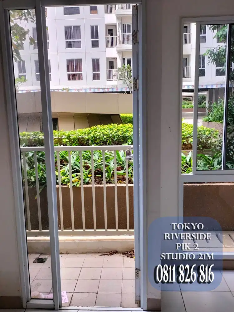 Dijual Apartemen Tokyo Riverside Tanggerang Studio + 1 Kamar mandi