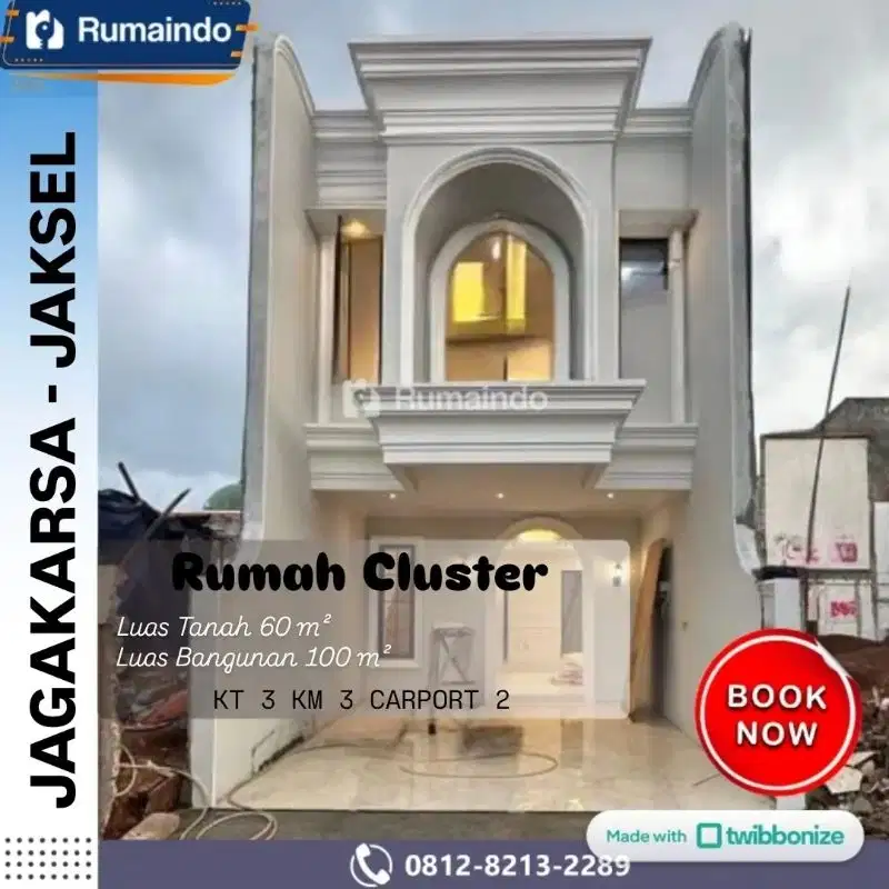 Dijual Murah Rumah American Style di Jagakarsa Jakarta Selatan