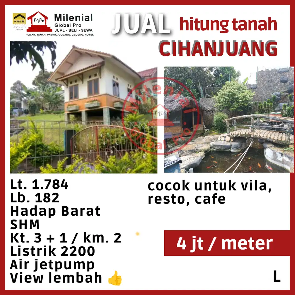 RUMAH HITUNG TANAH SAJA