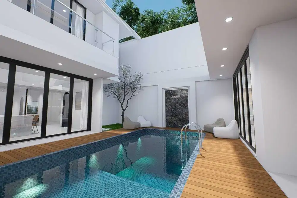 ZN16 Rumah Premium Private Pool 520 m2 Cempaka Putih Jakarta Pusat