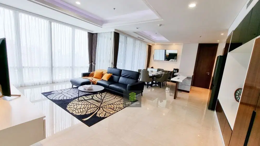 For Rent The Elements 3 Bedrooms Private Lift Near LRT Rasuna Jakarta