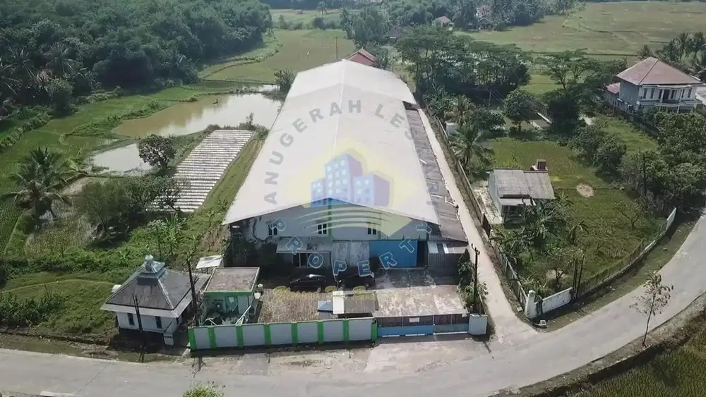 Dijual Pabrik Murah di Cariu - Bogor, Jawa barat. Akses Container 40 Feet!