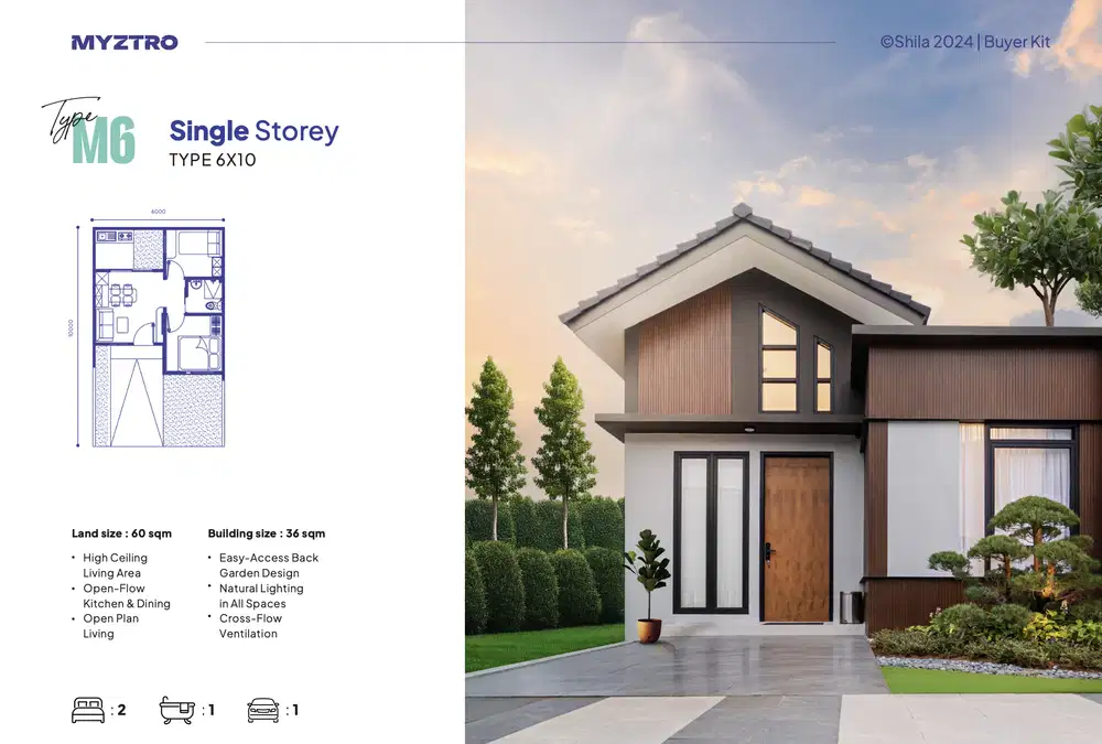 Rumah Milenial Gaya Jepang Myztro di Shila Sawangan Depok