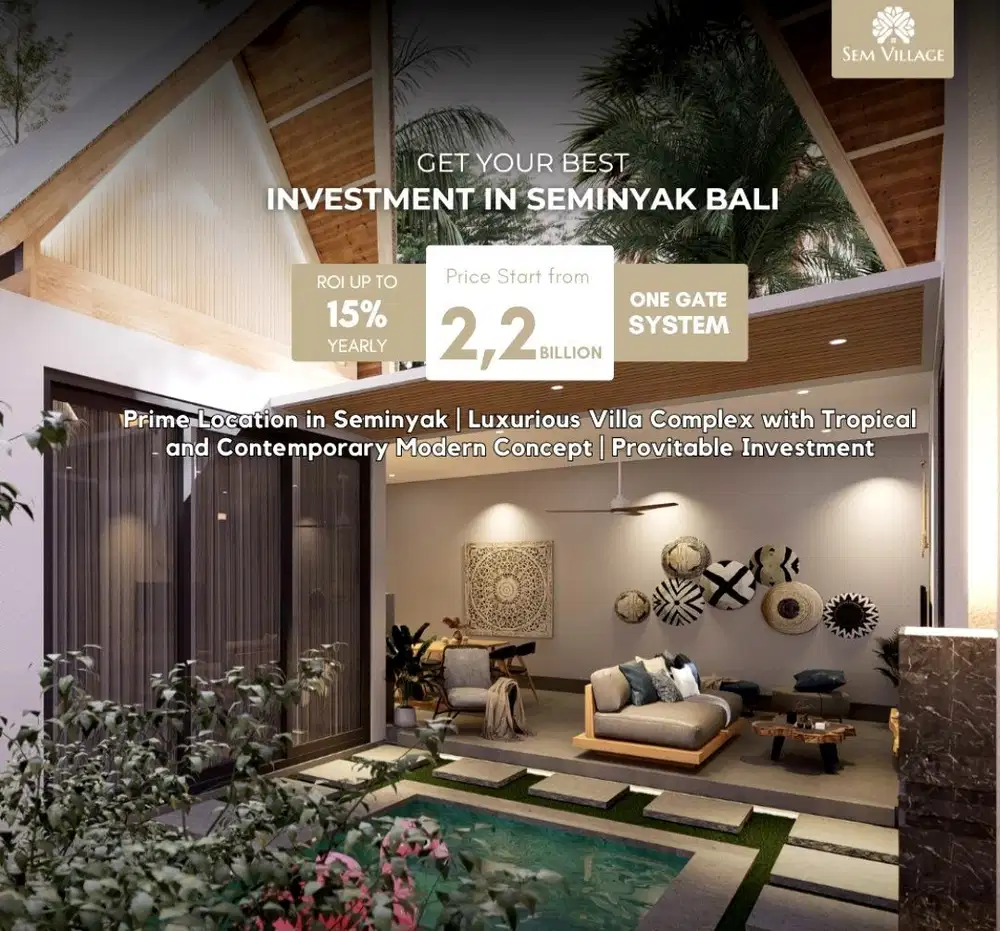 Sem Village Seminyak Bali - Leasehold Villa In Seminyak,Bali