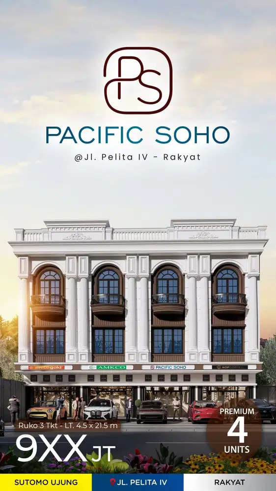 Komplek pacific soho jalan pelita 4 jalan rakyat