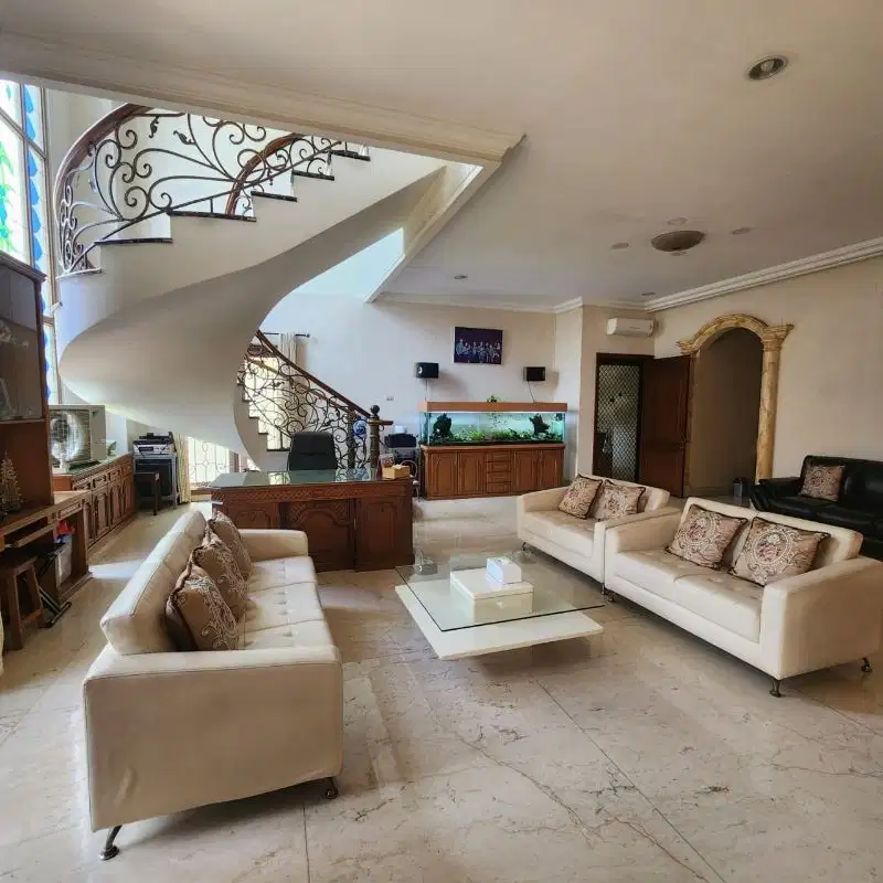 DIJUAL RUMAH MUARA KARANG, PENJARINGAN, JAKARTA UTARA, 2 LANTAI, LT. 270 m2, LB. 256 m2, SHM, FULL MARMER, FULL FURNITURE, BAGUS