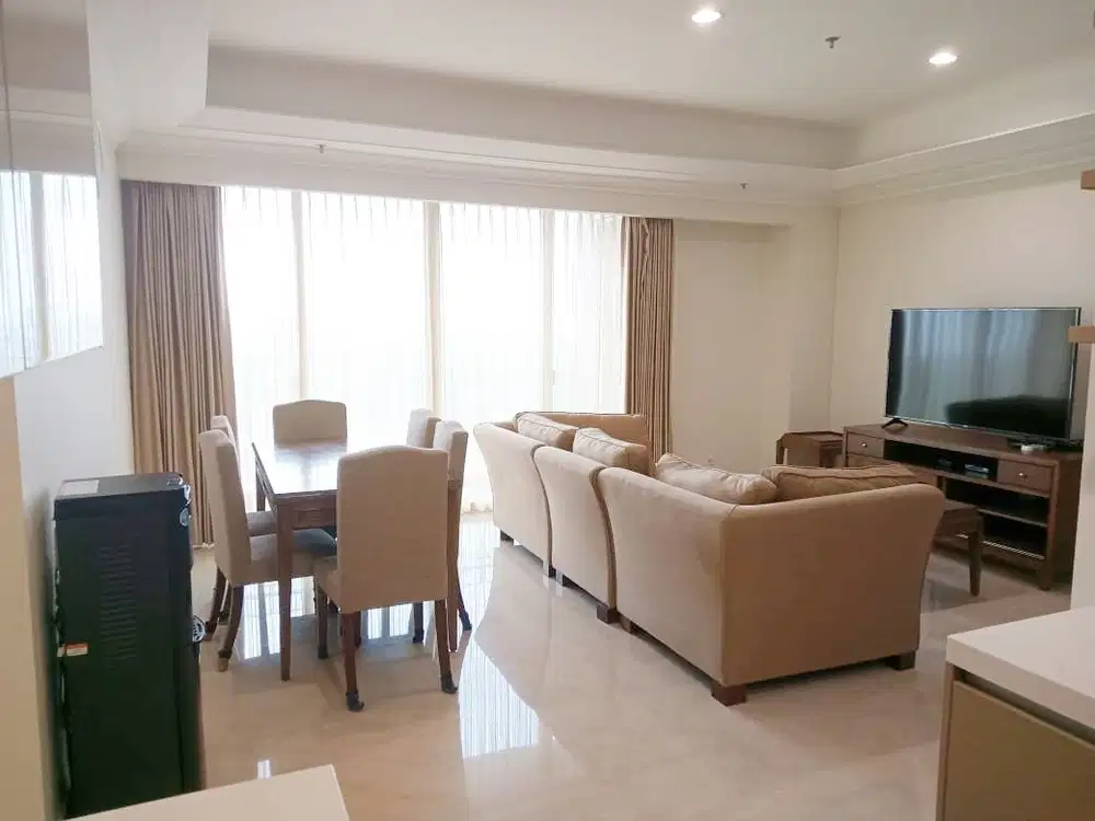Furnished 3BR Apt with Easy Access Area At Pondok Indah Residence