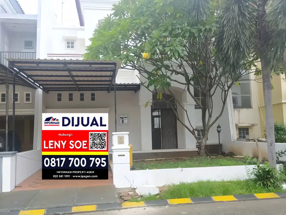 Rumah 2 lantai dalam cluster Perumahan Permata Mediterania