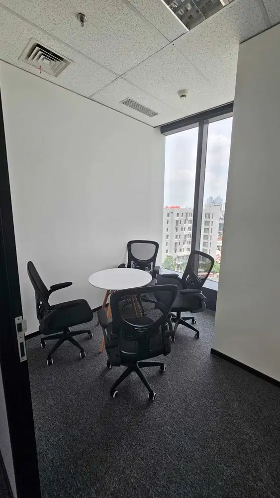 SEWA KANTOR DI JAKARTA PUSAT TANAH ABANG 152M2 FURNISHED 170K NEGO