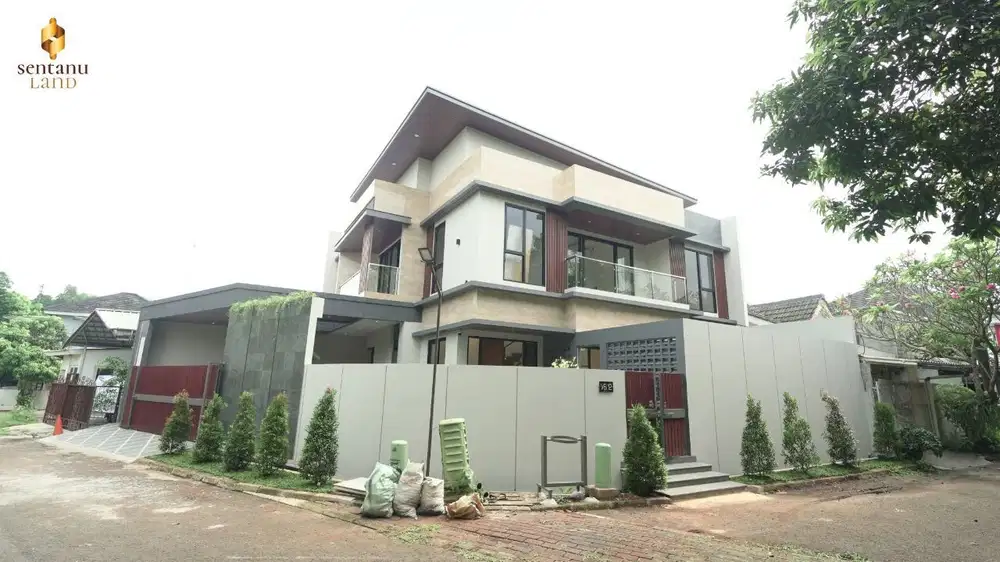RUMAH MEWAH 2 LANTAI HARGA TERMURAH SEMI FURNISH DI BSD SERPONG