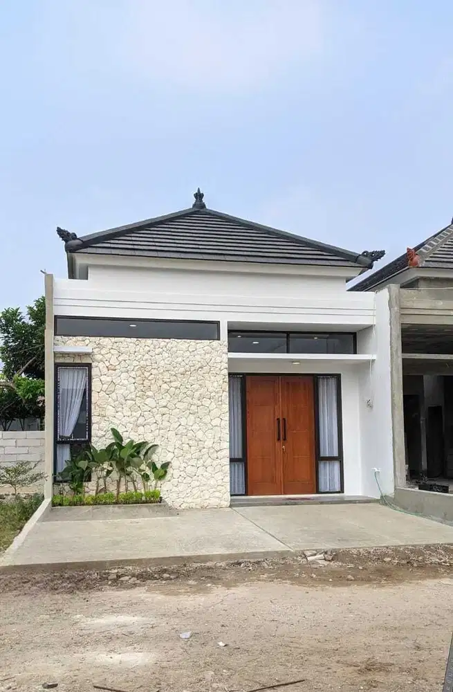 Rumah murah pinggir jalan raya dekat simpangan Depok Promo Free Biaya