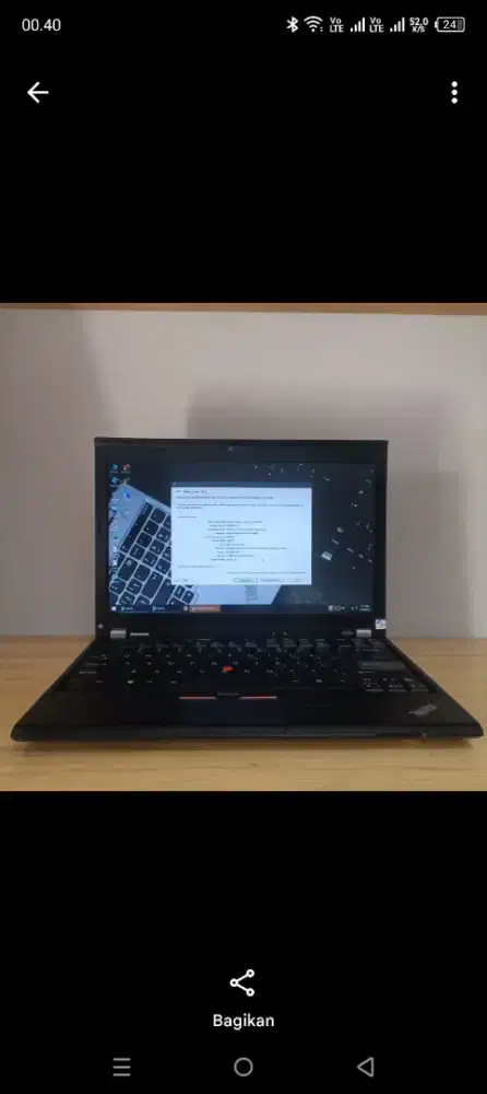 Lenovo Thinkpad X230i Core i3 - 2350M DDR 8GB SSD 128GB 12.5  2 jam
