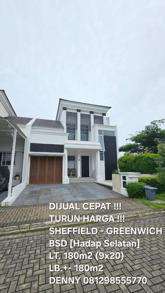 Di Jual BU Cepat SHEFFIELD-GREENWICH BSD