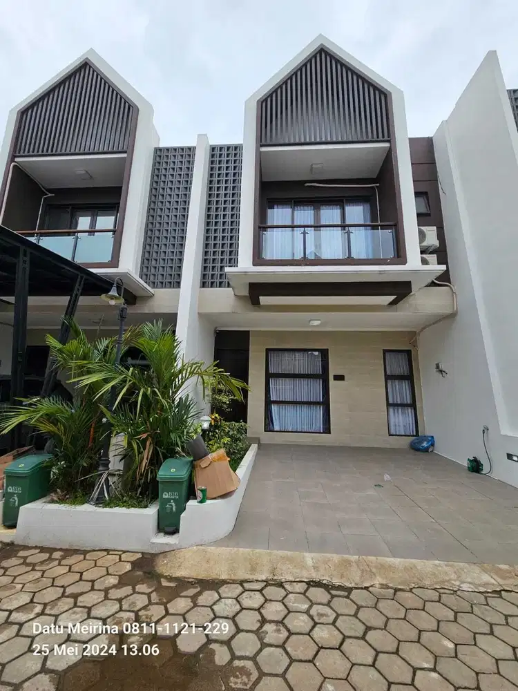 Rumah Baru Cibubur Dinding Bata Merah Hanya 3 Menit ke Stasiun LRT