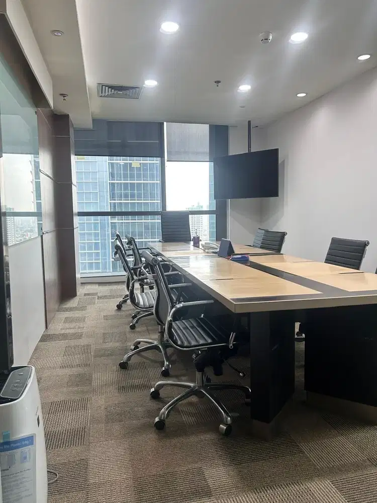 SEWA KANTOR DI JAKARTA PUSAT THAMRIN 123M2 FURNISH 285K NEGO