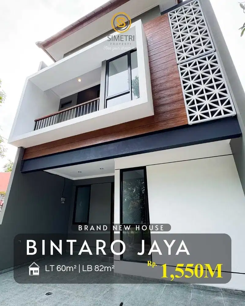 Di Jual Rumah Brand New 2 lantai  BINTARO JAYA Tangerang selatan