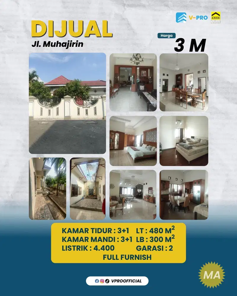 Rumah Mewah dekat Kampus harga Murah