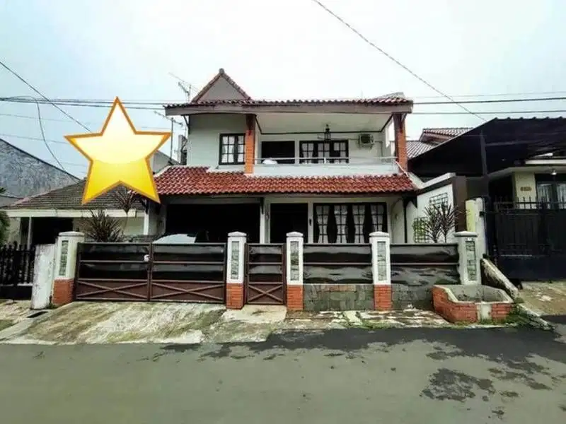 Rumah spesial karet 2, murah & jaminan bebas banjir di galaxy, bekasi selatan