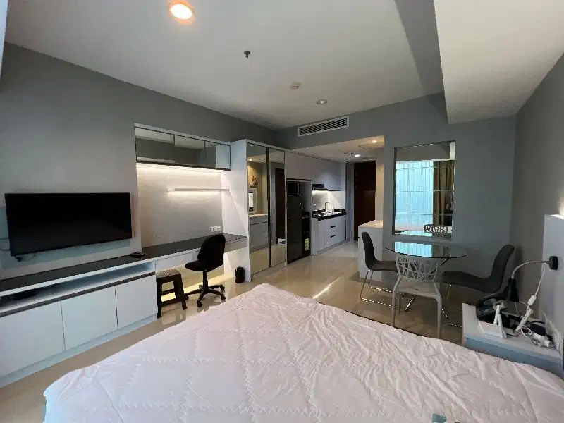 apaartemen u residence studio tower 2 interior cantik