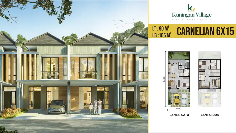 Rumah 2 Lantai Kuningan Village di PIK 2