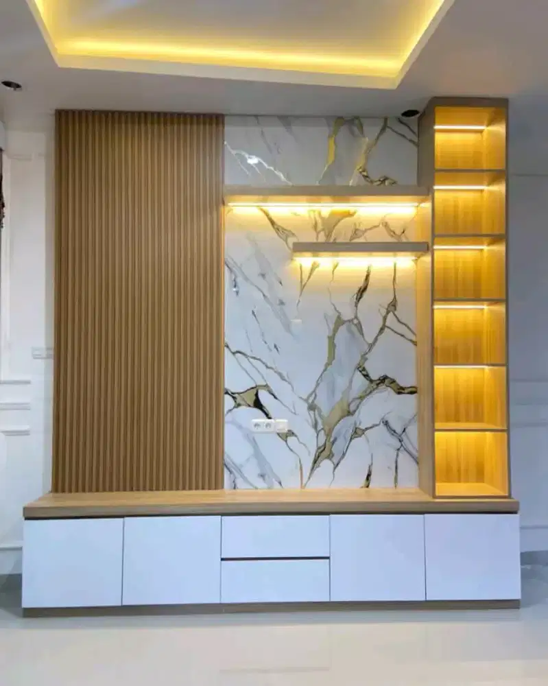 Backdrop tv minimalis